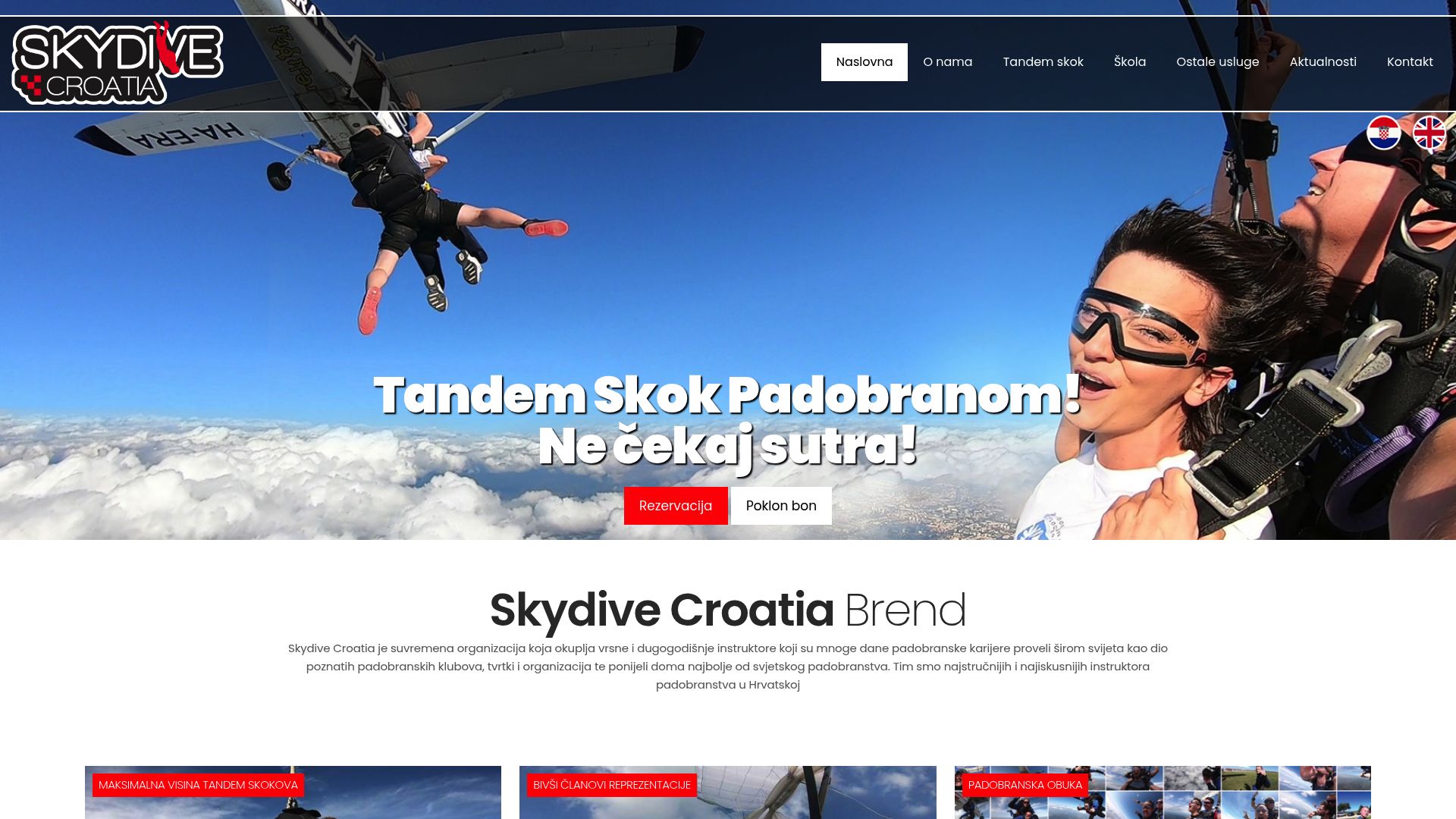 skydive croatia
