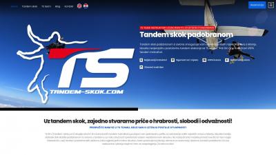 TS Team – Tandem-skok.com: Profesionalna web-stranica za tandem skokove padobranom