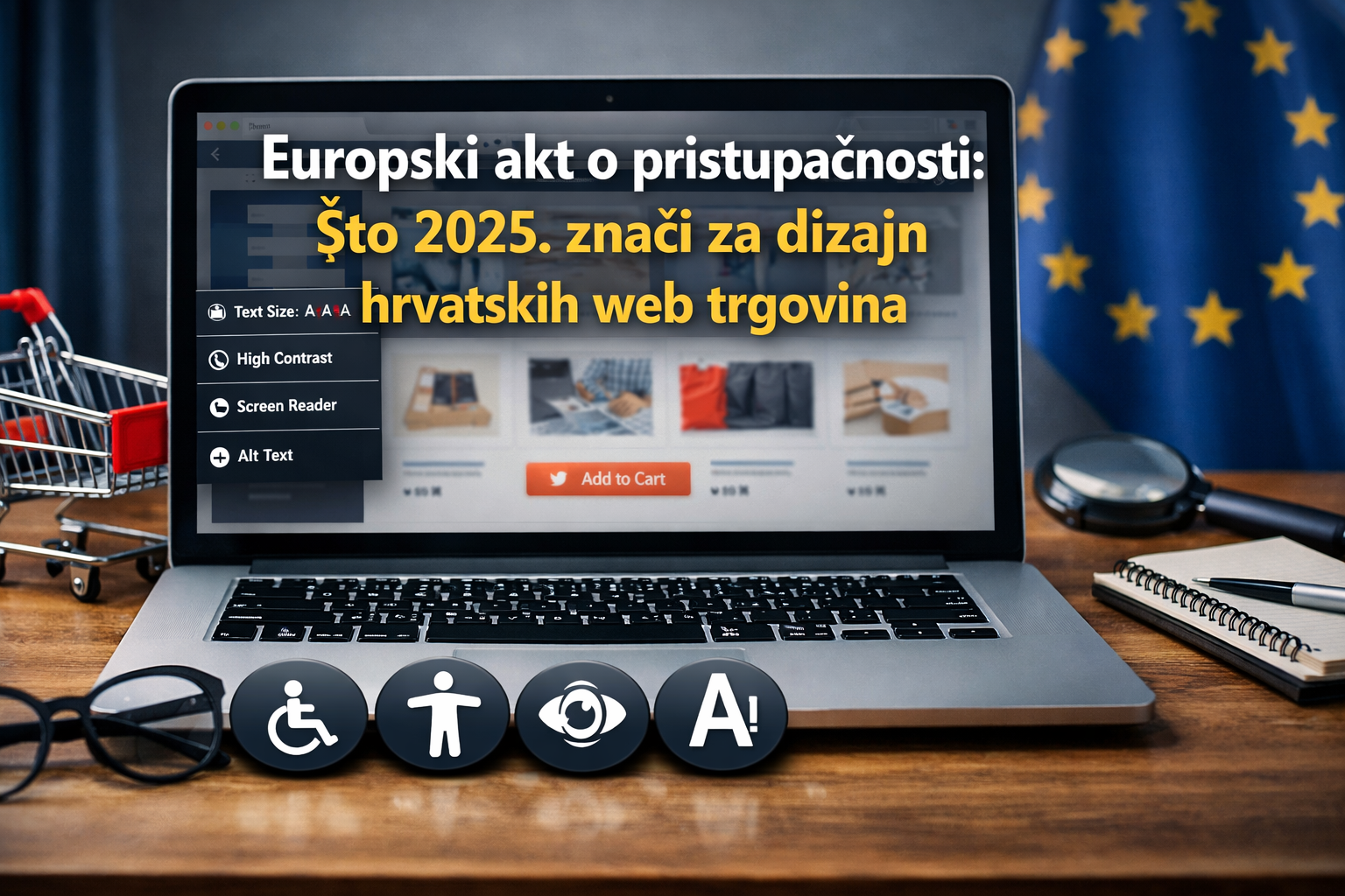 Europski akt o pristupačnosti: Što 2025. znači za dizajn hrvatskih web trgovina